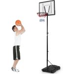 Costway - panier de basket - ball sur pied avec hauteur rglable  8 niveaux 172 - 305 cm, ensemble de ...