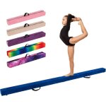 Costway poutre de gymnastique pliable, barre de gymnastique au sol portable en mousse avec housse en ...