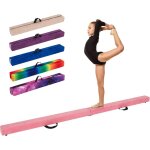 Costway poutre de gymnastique pliable, barre de gymnastique au sol portable en mousse avec housse en ...