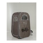 Costway sauna � vapeur portable 3l 1 000w avec chaise pliable, tente de sauna pour 1 - 2 personnes avec ...