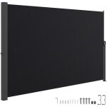 Costway - store auvent manivelle hauteur réglable 3 x 1, 8 m, store latéral extérieur rétractable avec ... Costway - store auvent manivelle hauteur réglable 3 x 1, 8 m, store latéral extérieur rétractable avec ...