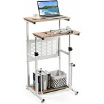 Costway - table assis - debout, bureau d'ordinateur réglable en hauteur, poste de travail avec support ... Costway - table assis - debout, bureau d'ordinateur réglable en hauteur, poste de travail avec support ...