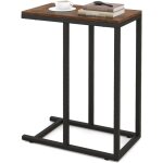 Table dappoint, bout de canape en forme c, gueridon pour canap�, cadre en m�tal, petite table basse salon, ...