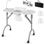 Costway table de manucure pliante avec collecteur de poussière Électrique, bureau d?esthéticienne avec ... Costway table de manucure pliante avec collecteur de poussière Électrique, bureau d?esthéticienne avec ...