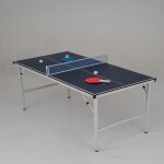 Costway table de ping - pong pliable 152, 5 x 76 cm, set table de tennis portable pr� - assembl�e avec ...