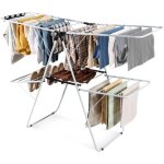 Costway - tendoir linge intérieur, sechoir à linge pliable en acier 2 niveaux, tancarville linge solide ... Costway - tendoir linge intérieur, sechoir à linge pliable en acier 2 niveaux, tancarville linge solide ...