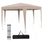 Costway - tonnelle hexagonale pop - up 400 x 348 cm, abri résistant avec hauteur réglable, jambes habillées, ... Costway - tonnelle hexagonale pop - up 400 x 348 cm, abri résistant avec hauteur réglable, jambes habillées, ...