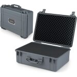 Costway valise etanche pour appareil photo coffret de protection universel cam�ra, 56 x 44 x 22 cm avec ...