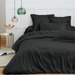Housse de couette 240 x 220 cm  prmium  pour lit 2 places - prmium truffe