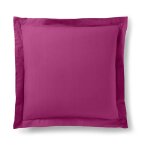 Taie d'oreiller 'pr�mium' toutes dimensions - pr�mium magenta - 63 x 63 cm volant plat piqu�