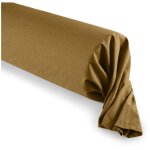 Taie de traversin 45 x 185 cm 'pr�mium' - pr�mium caramel