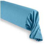 Taie de traversin 45 x 185 cm  pr�mium  - pr�mium cyan