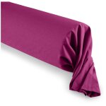 Taie de traversin 45 x 185 cm 'pr�mium' - pr�mium magenta