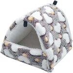 Couchage rongeur peluche petite maison hamster hamac jouet lit cabane pour cochon d'inde lapin chinchilla ...