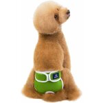 Couche pour chien fem lavable, absorbant pantalons sanitaires pour chienne, couches rutilisables pour ...