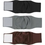 Couches pour chien m�le - lavables et r�glables - confortables et r�utilisables - taille m - bleu