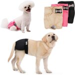 Couches lavables chien femelle r�utilisable chiot diapers leakproof physiologique pour langes pant chiennes ...