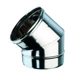 Coude 45� mf diam�tre 300 acier inoxydable aisi 316l