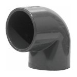 Coude 90° pvc pression petit rayon femelle femelle ø75 Coude 90° pvc pression petit rayon femelle femelle ø75