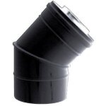 Coude bioten 45� inox / galva d80 / 125 tolerie emaillerie nantaise 470580