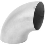 Coude d'�chappement de voiture, coude � 90 �, en acier inoxydable 304, tube de polissage miroir de 63mm ...