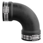 Gebo - coude flex multi - tuyaux (pvc, m�tal, c�ramique, b�ton) longueur 110mm �50 / 60