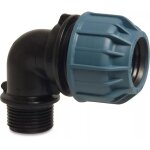 Coude jason 90 pp 25 mm x 1'' gz 10 bar