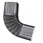 Coude latral gauche 60 x 80 en alu  angle de 74 - ba6 - aluhome