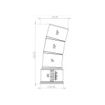 Coude pvc 40 mm multi - angles 5° / 10° / 15° mâle femelle Coude pvc 40 mm multi - angles 5° / 10° / 15° mâle femelle