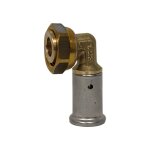 Coude multicouche en laiton  sertir - femelle crou libre 1 / 2' (15 / 21) - 20x2, 0 henco