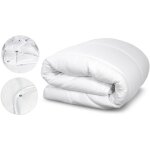 Couette 160x200 cm 4 saisons anti - allergique microfibre silicone