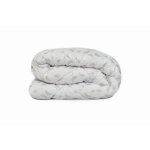 Couette 180x200 toutes saisons antiallergique en plumes argent�es premium