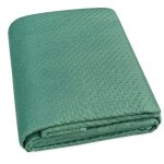 Couette double face couverture douce couvre lit mi saison couleur unie vert - 200x255 Couette double face couverture douce couvre lit mi saison couleur unie vert - 200x255