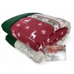 Couette d'hiver super fantasy hut - style tyrolien rouge vert - microfibre chaude 300gr - fabriqu� en ...