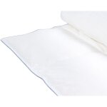 Couette de luxe en plumes et duvet de canard chaleur l�g�re 6 tog 150 x 200 cm blanche krivan