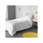 Couette mi - saison / medium 140x200 cm en polyester 300 gr / m� - coloris blanc