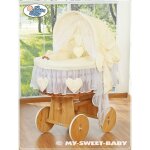 Couffin  capuche - parure de lit amlie naturel + crme