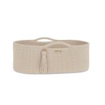 Couffin en coton boho fait main avec matelas - cr�me