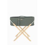 Couffin fait main boho avec support - laurier Couffin fait main boho avec support - laurier