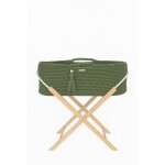 Couffin fait main boho avec support - pistache