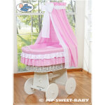 Couffin mo�se avec baldaquin - bellamy rose