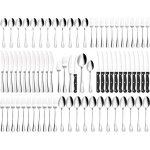 (couleur:72 pi�ces / argent)couverts de table 12 personnes, m�nag�re 72 pi�ces en acier inoxydable avec ...