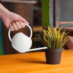 (couleur:blanc)arrosoir en acier inoxydable 400 ml long bec pot d?arrosage mini arrosoir en m�tal pour ...