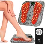 (couleur:gris)massage pieds, masseur pieds electrique 8 modes et 19 intensit�s, masseur de pieds �lectrique ...