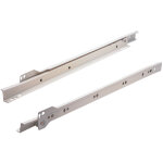 Coulisse � galet sortie simple 400mm cr�me 20kg - cougs400bc