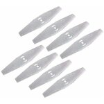 Coupe bordure lame de rechange, 16pcs lames mtal coupe bordure, lame tondeuse  gazon universelle, pour ...