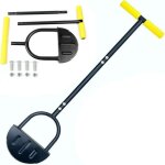 Coupe bordure pelouse manuelle avec poign�e en 107cm, coupe bordure gazon demi lune, bordure � dents ...