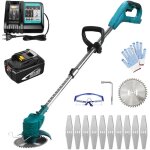 Coupe - bordure sans fil, 30mm coupe - herbe �lectrique avec kits de lames, avec 1 batteries 5, 5 a et ...