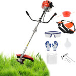 Coupe - bordures thermique 52cc - fianao - moteur 2. 2kw - lame 3 dents - t�te � fil 28cm - r�servoir ...