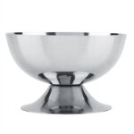 Coupes � glace en acier inoxydable pour dessert, salade, fruits et pudding